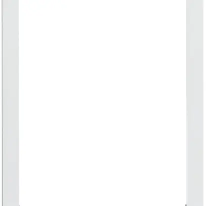 Cadre design vidéo Hager elcom.touch carré blanc 