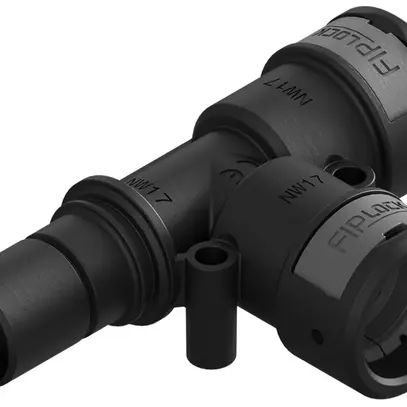 Raccordo T Plica FIPLOCK diametro nominale 29 adattatore per tubo nero 