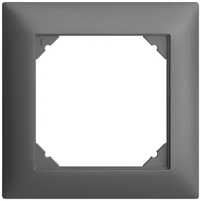 Telaio di copertura EDIZIOdue 1×1 grigio scuro 