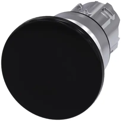 Pulsante Siemens SIRIUS ACT Ø40mm nero metallo lucido 
