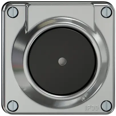 Tasto a pulsante di suoneria ELEMENT SNAPFIX® con illuminazione 87×87×26mm all 