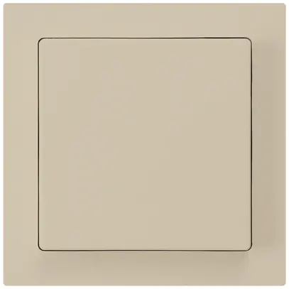 Kit frontal kallysto 60×60 beige pour interrupteur/contact poussoir 