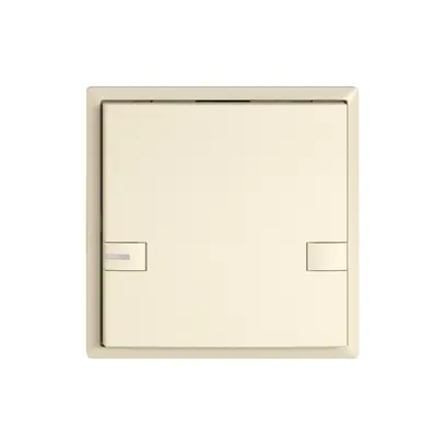 Poussoir KNX RGB EDIZIO.liv SNAPFIX® capteur temp.RGB-LED 1× comm.2T cr 