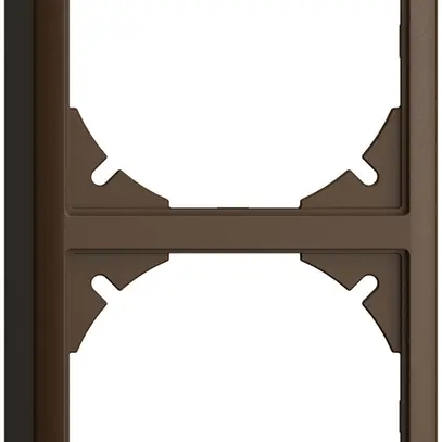 Capot EDIZIOdue 39mm I-I coffee pour combinaison vertical/horizontal 