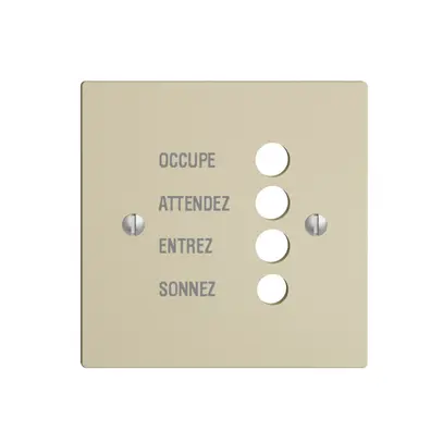 Placca frontale EDIZIOdue vanille francese 