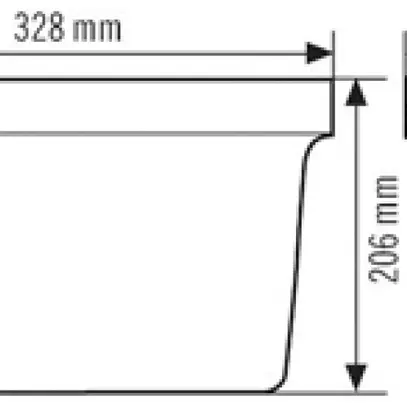 Lampada di emergenza ESYLUX SLX 24 LEDi High Cover 3h, bianco 