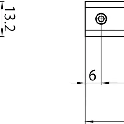 Barra di raccordo Sylvania Lytespan 40×13×4mm alluminio nero 