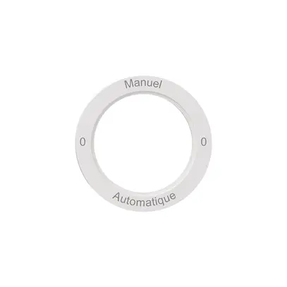 Disque indicateur NEVO, p.interrupteur rotatif, 0-Manuel-0-Automatique, blanc 