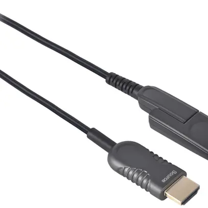 Optisches HDMI-Kabel Ceconet, HDMI 2.0, HDMI ↔ miniHDMI (HDMI), schwarz, 10m 