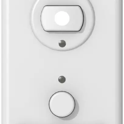 Combinazione INC CLASSIC 2×1 con.+suoneria bianco 