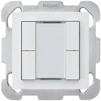 UP-Taster kallysto B KNX 4× s/e-link weiss 