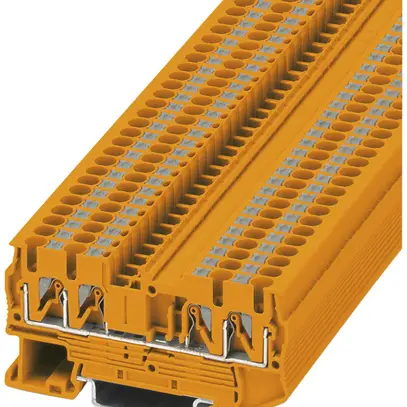 Morsetto 0.14…4mm² Push-In arancione 