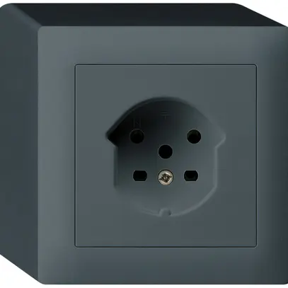 Prise AP kallysto T15 anthracite bornes à vis 