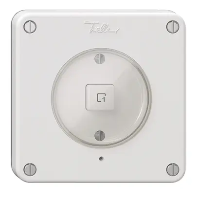 Pulsante scena 1 scena/1T NEVO Wiser N.CO bianco 