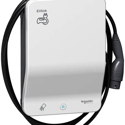 Stazione di carica EVlink Wallbox G4 Smart 22kW modo3 tipo2 cavo 4.5m, RFID 