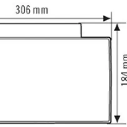 Notleuchte ESYLUX SLF LEDi SC/C Wandmontage, mit Akku 