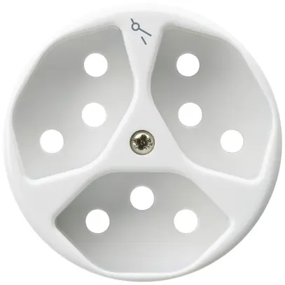 Disco frontale 3×tipo 13/1 bianco basico con protezione bambini 