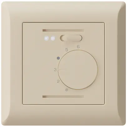 Termostato ambiente INC kallysto.line beige per riscaldamento pavimento 