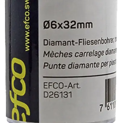 Foret EFCO FBD ¼"-BIT Ø5×32mm logement hexagonal 