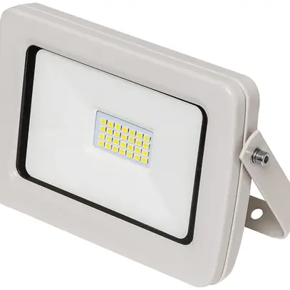 Projecteur LED WORKLIGHT 20W gris avec etrier en acier alu, IP65 