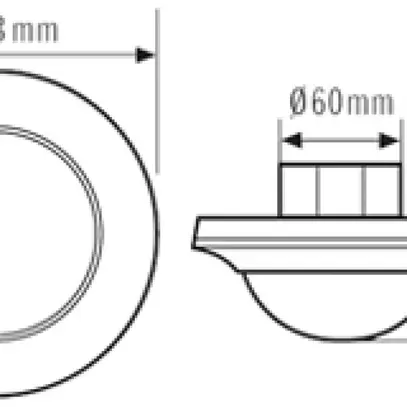 Rilevatore di presenza INC ESYLUX PD-C 360/24 BMS DALI-2, nero 