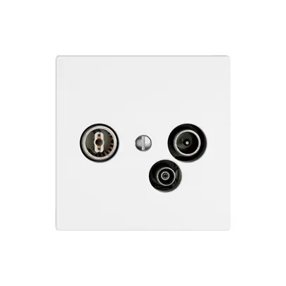 Prise antenne TV-R-données EDIZIO.liv SNAPFIX® 11dB bc 