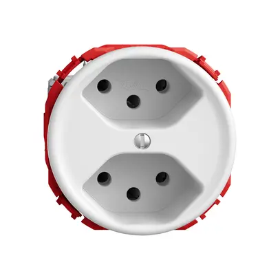 Prise STANDARDdue SNAPFIX® 2×T13 bc 