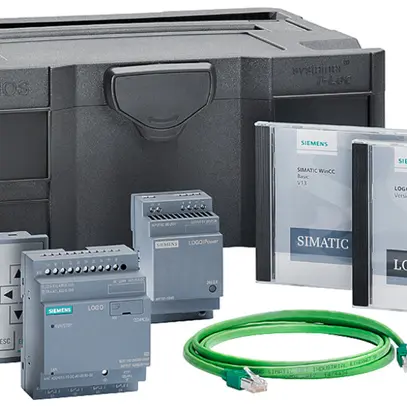 Kit de démarrage Siemens LOGO 8 12/24RCEO, avec afficheur de texte 