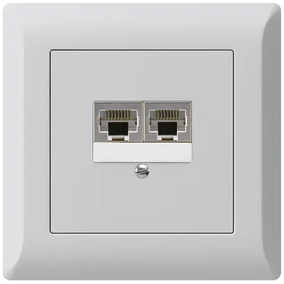 Scatola INC kallysto.line 2×RJ45s separato grigio chiaro 
