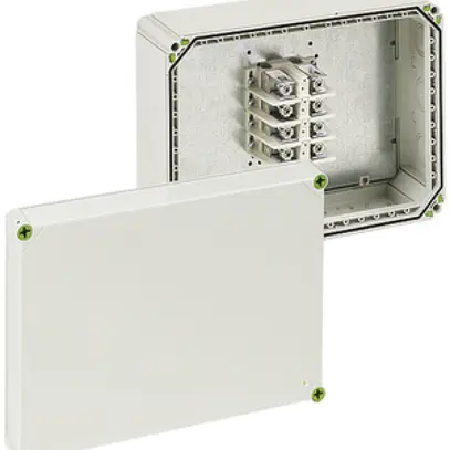 Boîte de dérivation AP Abox-i 1500, 150mm², PC 440×320×179mm, IP65 