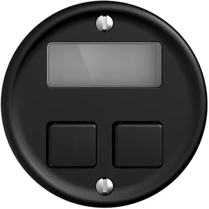 Kit de recouvrement STANDARDdue pour therm.ambiance+2×, Ø58mm, noir 