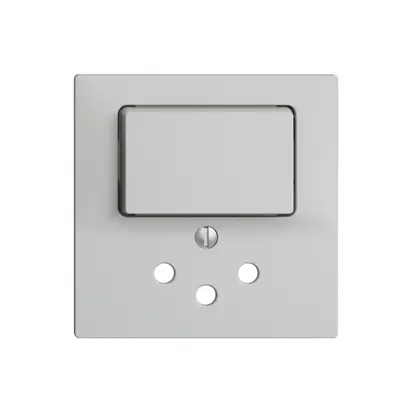 Kit frontal EDIZIOdue gris clair, 60×60mm T12 