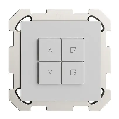 Stazione secondaria p.interruttore tappar.INC 1c/4t scena WLAN Edue Wiser grc 