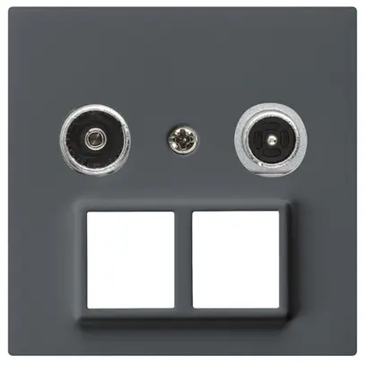 Presa multimedia kallysto R/TV montaggio A 4dB 2GHz antracite 