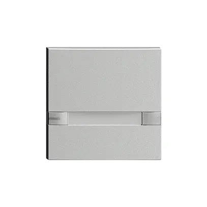 Touche 1/1 KNX/électron.a.LED+ pap.EDIZIOdue comm.2×silver 