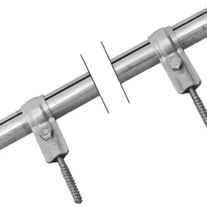 Tube de protection 1/2" Flury AL 53, fendu, acier inoxydable A2,L=1500mm 