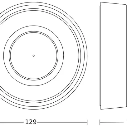 Rilevatore di movimento AP Steinel PD IR 4360-24 COM1 360° IP54 nero 