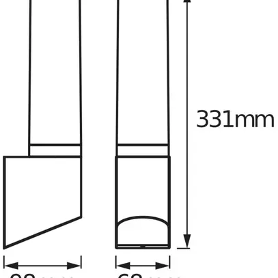 Applique LED LDV ENDURA STYLE LANTERN 7W 470lm 3000K aluminium anthracite 