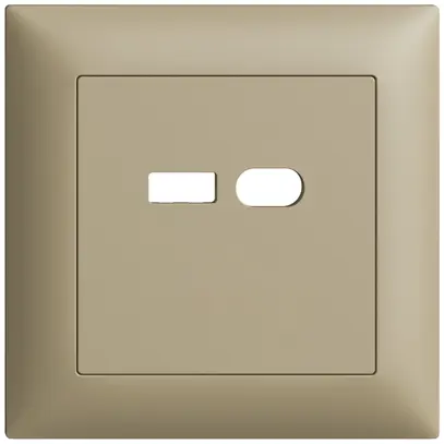 UP-Montageset Feller EDIZIOdue für Steckdose USB 18W Typ A + Typ C sand 