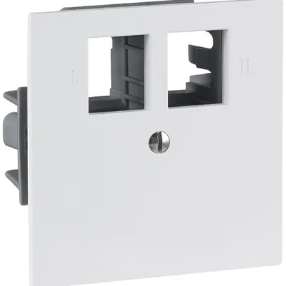 Prise de raccordement R&M 2×RJ45 spécial pour cat.5/6 noir 