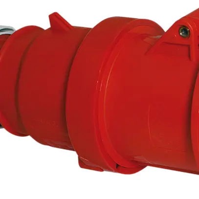 Presa mob.CEE Bals 5P 63A 400V 6h rosso IP44 nich.Quick C. 