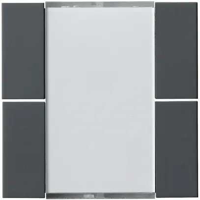 Kit frontal Hager kallysto 4×KNX anthracite 