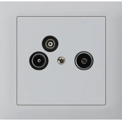 Prise d'antenne INC TV-R-données kallysto 19dB gris clair 