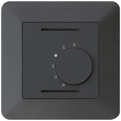 Thermostate d'ambiance ENC kallysto.trend noir sans interrupteur 