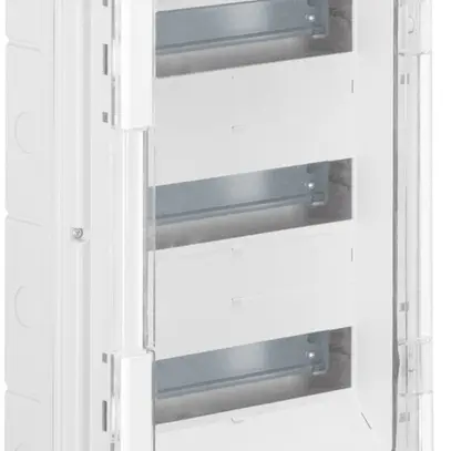 Distributeur AP Hager vector 3-rangées 12UM IP65 310×552×151mm avec entrée 