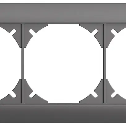 En-tête ENC EDIZIOdue SNAPFIX® 1×3 horizontal 197×77mm gris foncé 