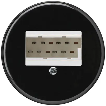 Insert pour boîte ENC basico 2×TT83 noir 