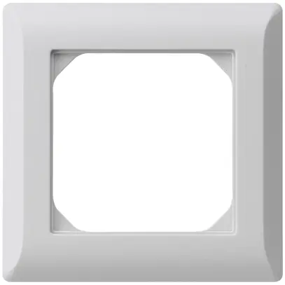 Cadre de recouvrement ENC kallysto.line 1×1 gris clair 92×92mm 