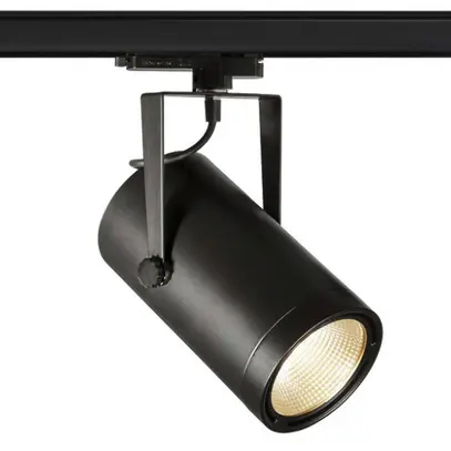 Luminaire LED SLV EURO SPOT TRACK DALI 42W 2900lm 3000K 38° adapt. 3-ph. noir 