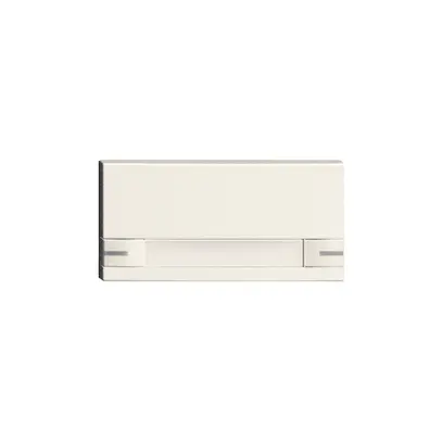 Touche 1/2 KNX/électron.a.LED+ pap.EDIZIOdue commande 2×1 blanc 